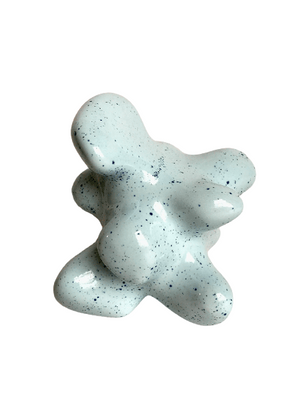 Popganisk skulptur - Plettet babyblå