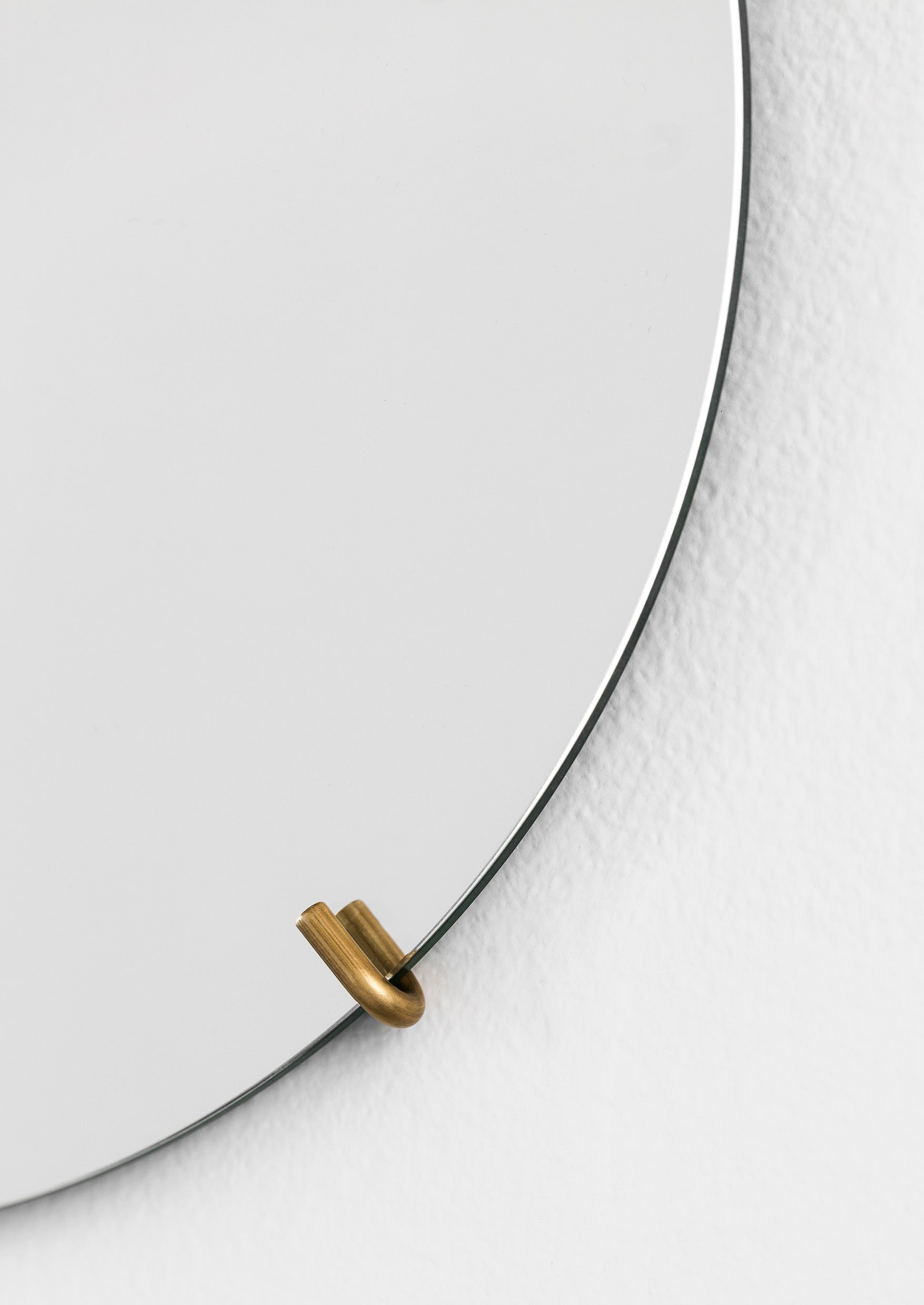 Wall Mirror Ø50 Brass