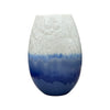 Crystal Vase - Large Hvid/Blå