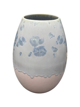 Crystal Vase - Medium Lyselilla/Lyserød
