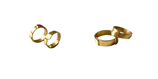 Kollektion af håndlavede ringe i guld og sølv designet af danske smykkedesignere, inklusiv elegante fingerringe, blomsterring og herreringe.