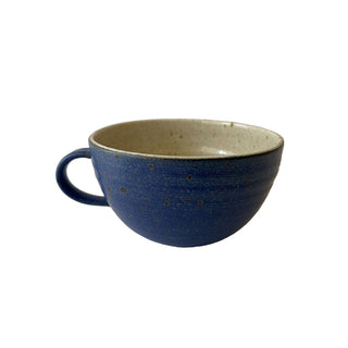 Anna Bystrup kop i blå farve 