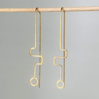 Line no2 - Forgyldte Øreringe - Anne Manna