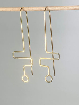 Line no3 - Forgyldte Øreringe - Anne Manna