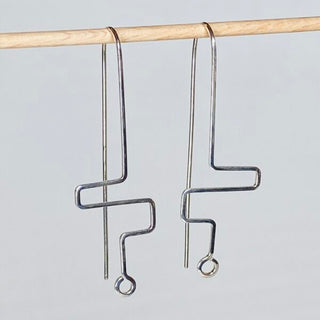 Line no3 - Sterling Sølv Øreringe - Anne Manna