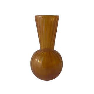 Anne Flohr nøglevase i karry brun farve