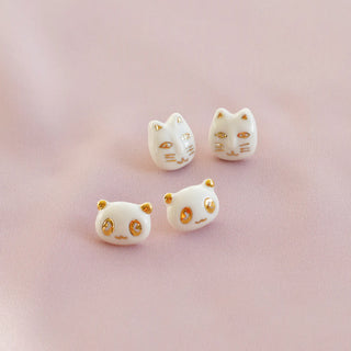 Lucky Panda Stud Earrings