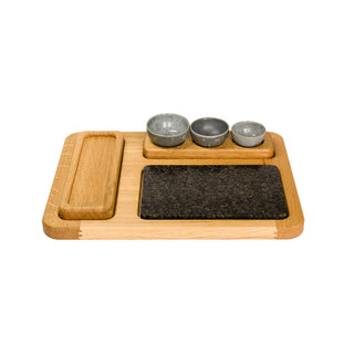 Eat on Bornholm Trekløver skåle i farven Teglkås