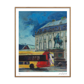 “Kongen, bussen og borgen” Giclée - Kunsttryk Limited