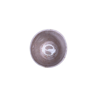 Louisiana Glas uden hank uden riller i farven beige set ovenfra 