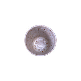 Louisiana Glas uden hank uden riller i farven beige set ovenfra 