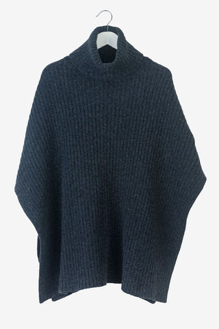 Kokolores poncho - mørkegrå