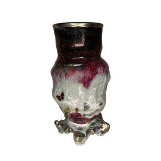 Lone Borgen vase med dyre motiver 