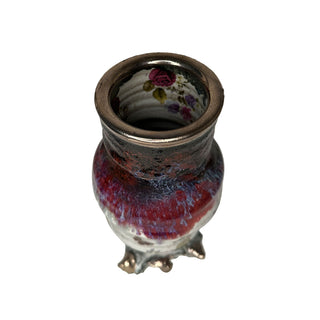 Lone Borgen vase med dyre motiver 