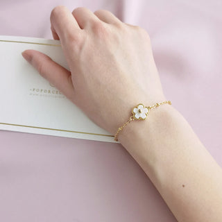 Poporcelain - Mini Porcelain Daisy Bracelet