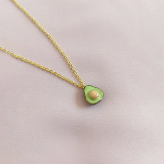 Poporcelain - Mini Porcelain Avocado Necklace