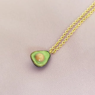Poporcelain - Mini Porcelain Avocado Necklace