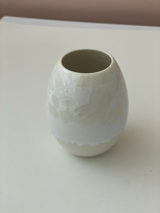 Crystal Vase - Small Beige