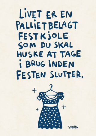 kunstkjolen plakat fra martin jørgensen