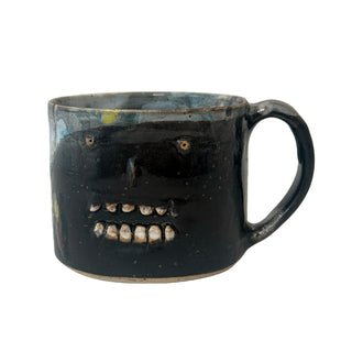 Mona Vander "Grr" kop med uhyggeligt ansigt 