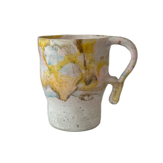 Mona Vander "Sleeping" kop med lukkede øjne i lyse farver 