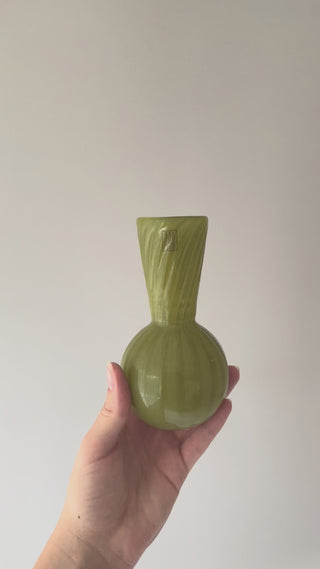 Anne Flohr nøglehulsvase i grøn farve 
