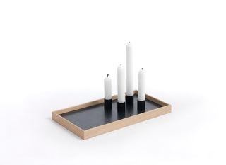 Candle tray - Eg / Sort