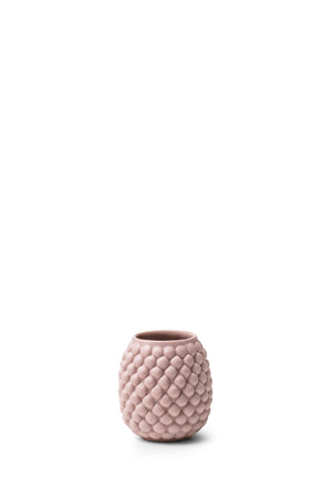 Mikro vase i mat rose af Louise Heisel