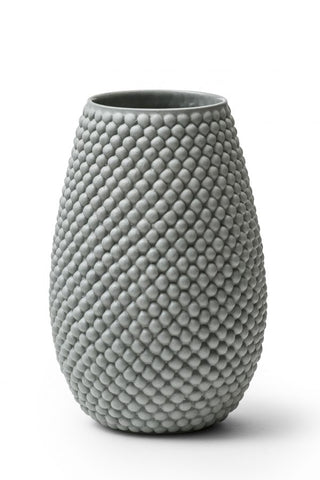 Stor vase - Blå mat