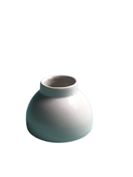 Mini Vase - Glasur hvid