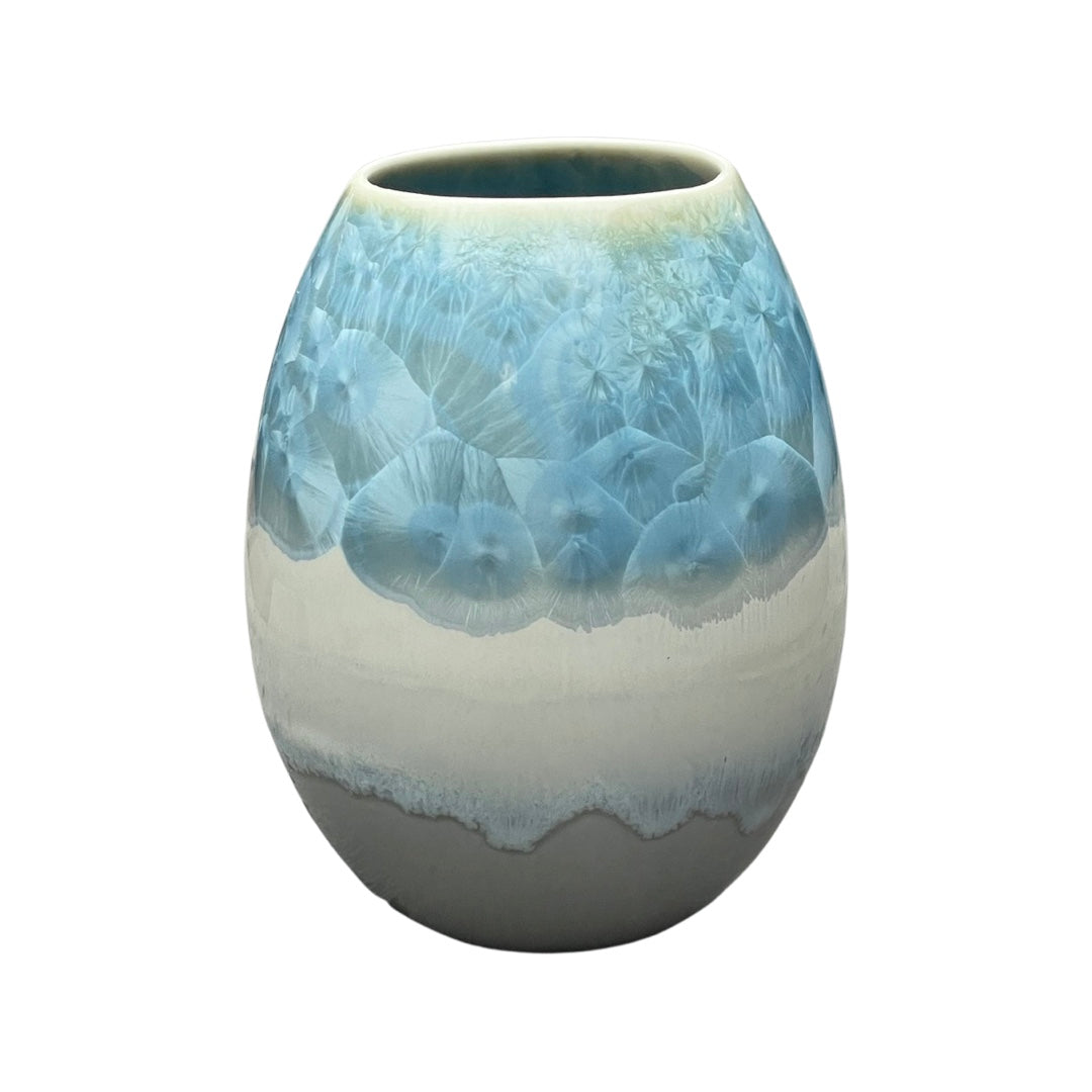 Crystal Vase - Small Lyseblå/Grå