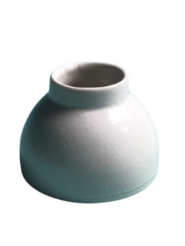 Mini Vase - Glasur hvid